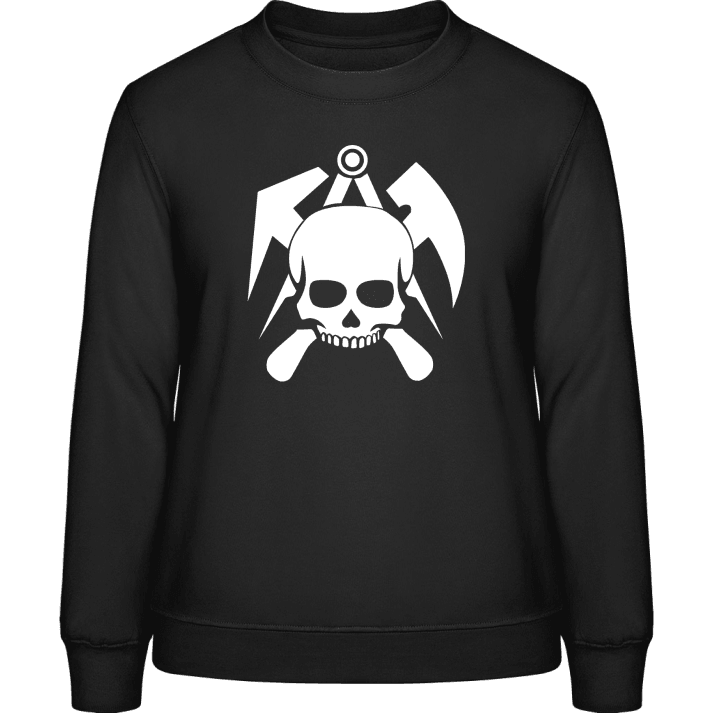 Roofing Skull Frauen Sweatshirt contain pic