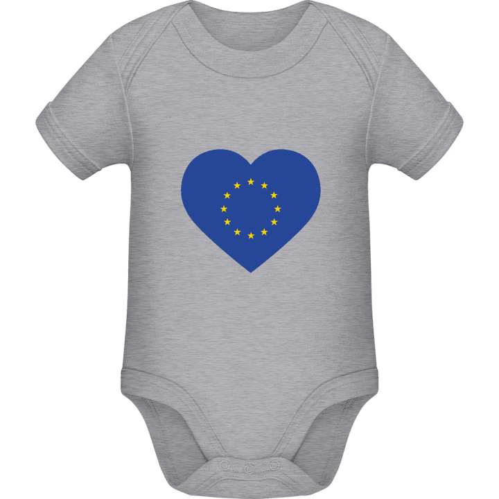 EU Europe Heart Flag Baby Strampler contain pic