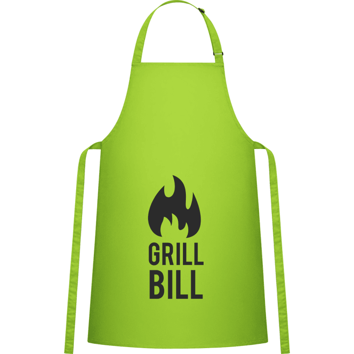 Grill Bill Flame Delantal de cocina contain pic