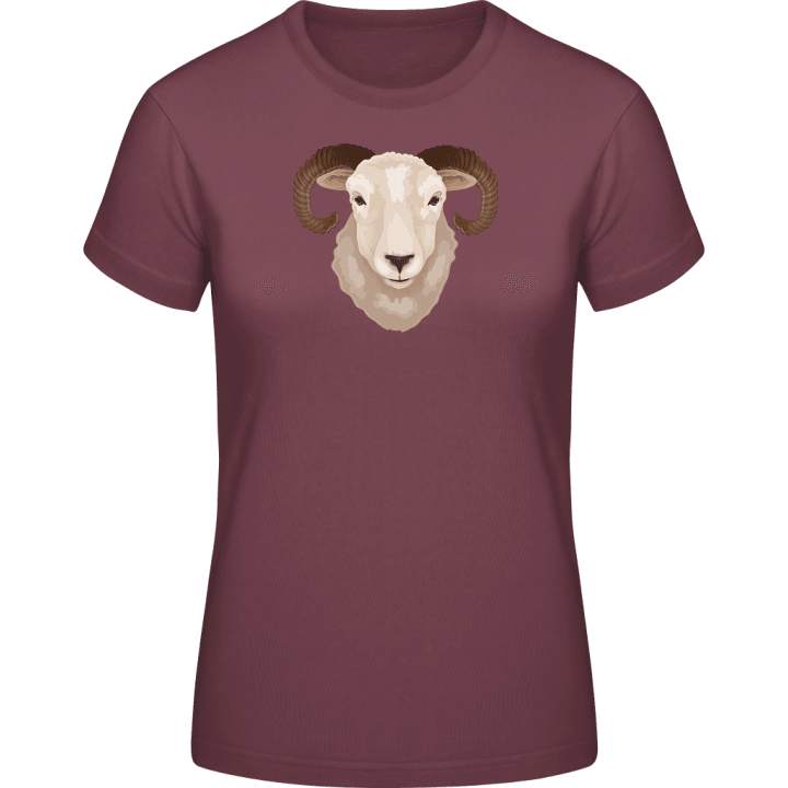Ram Head Realistic Women T-Shirt 0 image
