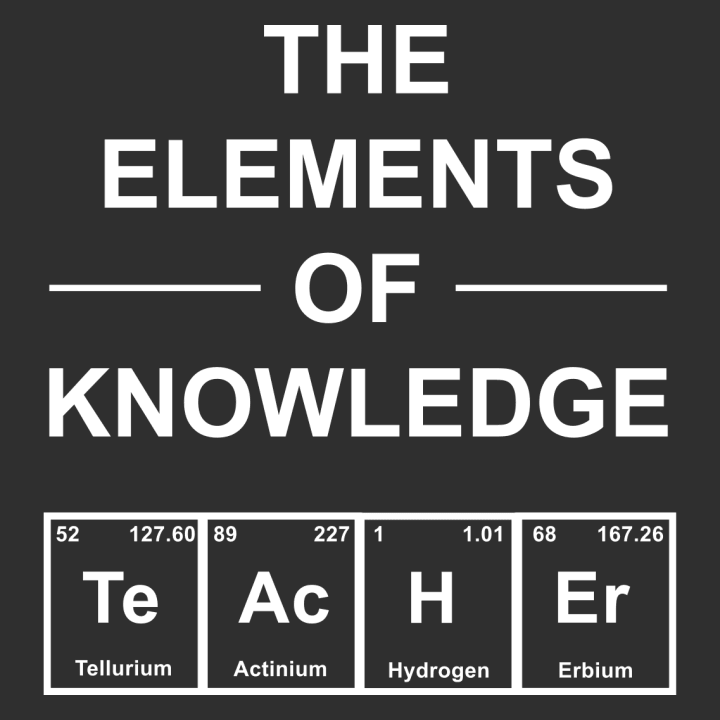 Elements of Knowledge Teacher Camiseta de mujer 0 image