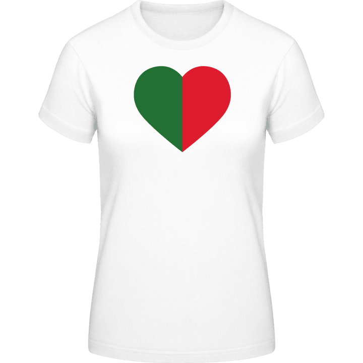 Portugal Heart T-shirt för kvinnor 0 image