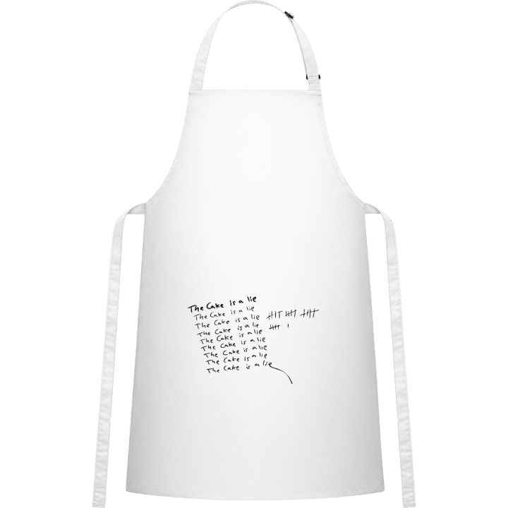 The Cake Is A Lie Kitchen Apron 0 image