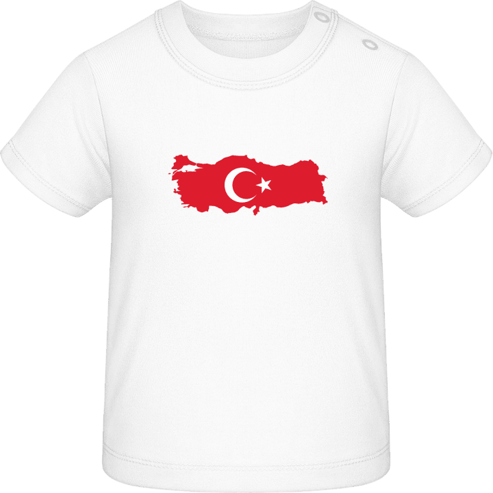 Turkey Map Baby T-skjorte contain pic