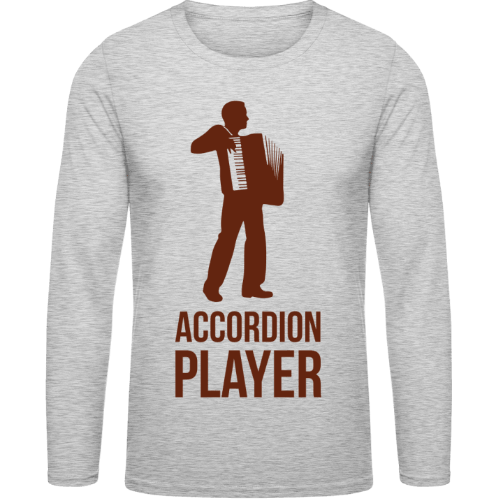 Accordion Player Långärmad skjorta contain pic