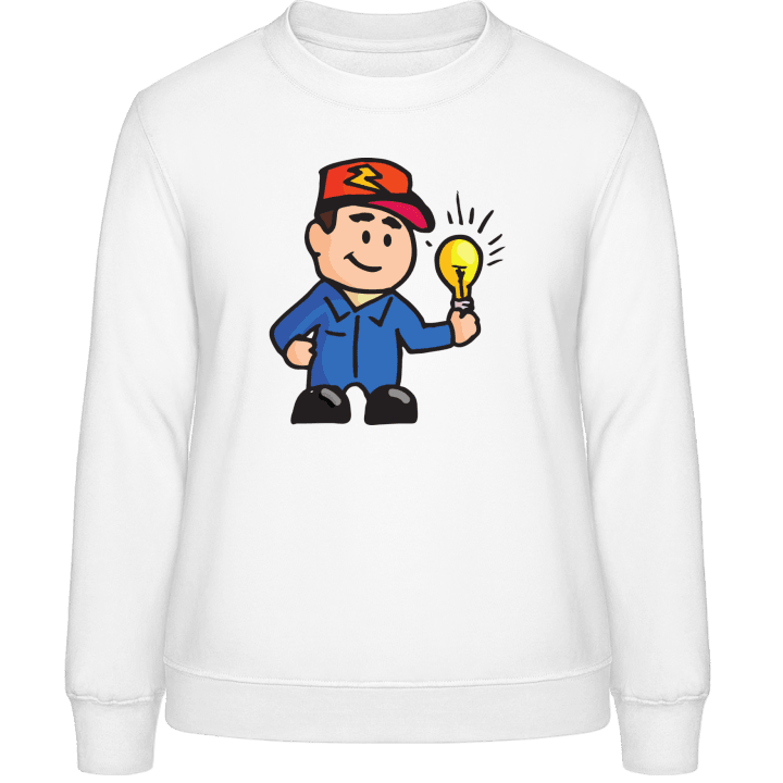 Electrician Comic Sweat-shirt pour femme contain pic