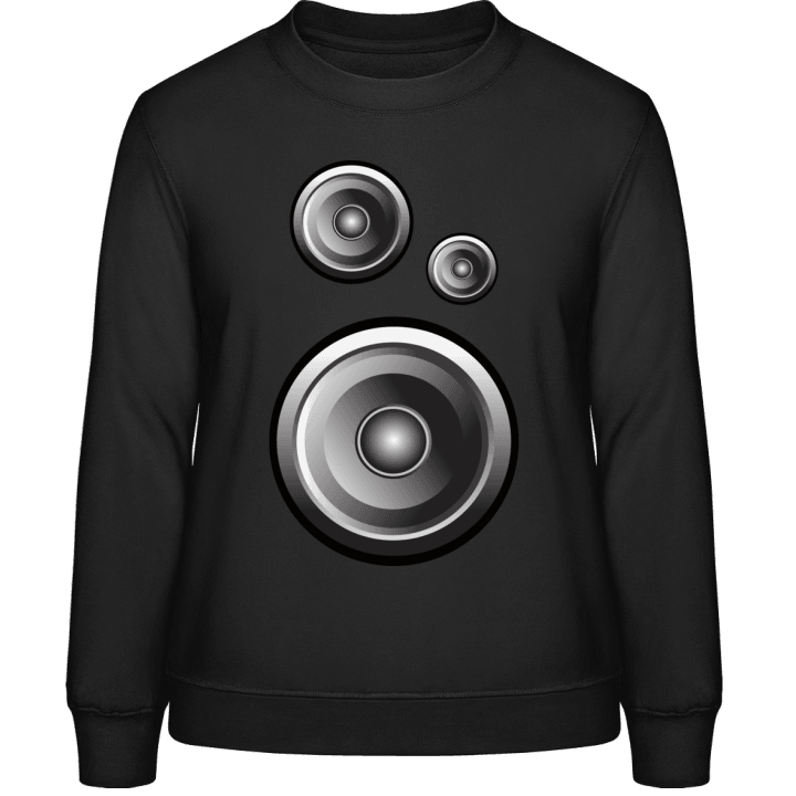 Bass Box Loudspeaker Sweatshirt för kvinnor contain pic