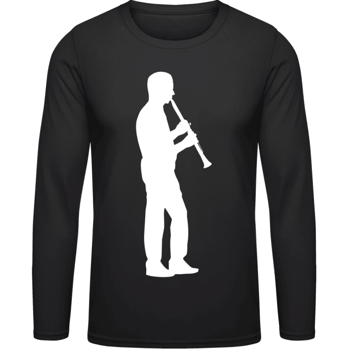Clarinetist Illustration T-shirt à manches longues contain pic