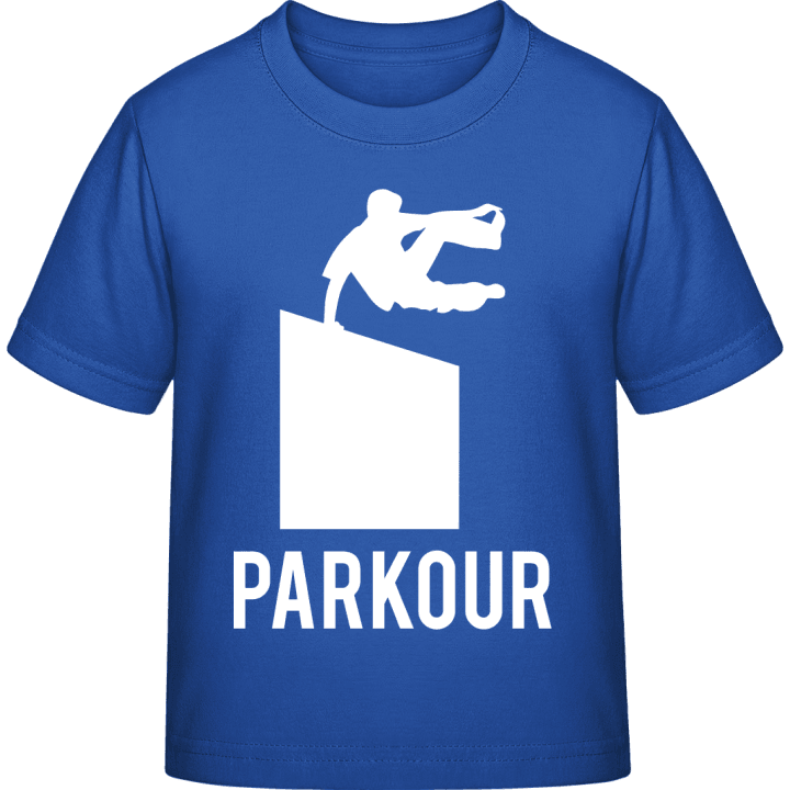 Parkour Silhouette Camiseta infantil contain pic