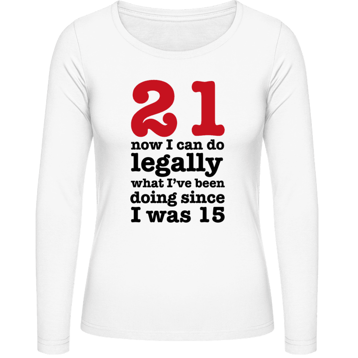 21 Birthday Vrouwen Lange Mouw Shirt 0 image