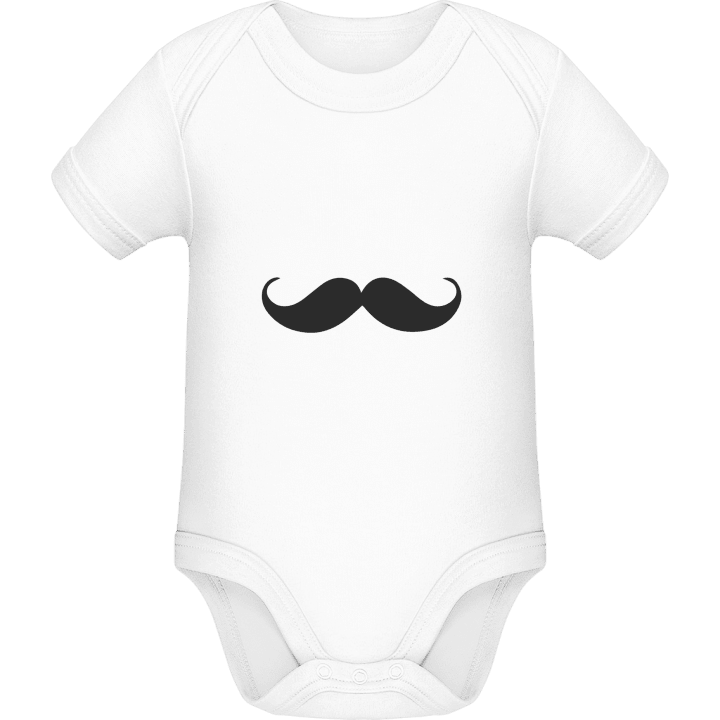 Mustache Retro Baby Romper contain pic