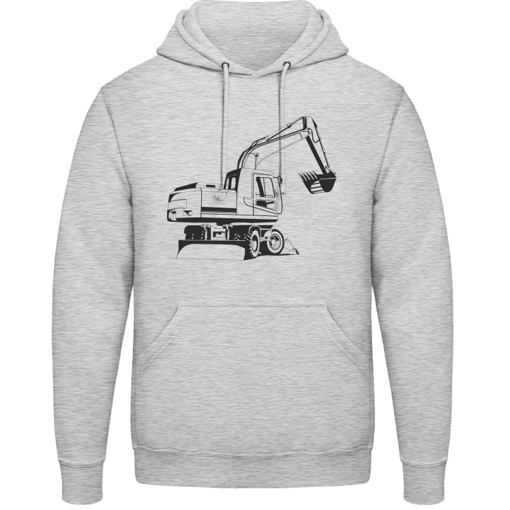 Excavator Detailed Hoodie contain pic