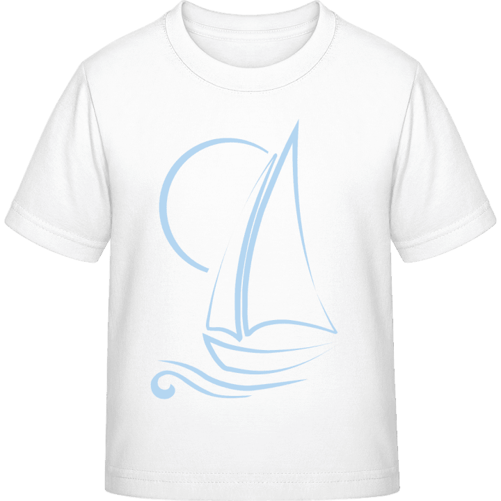 Segelboot Illustration Kinder T-Shirt 0 image