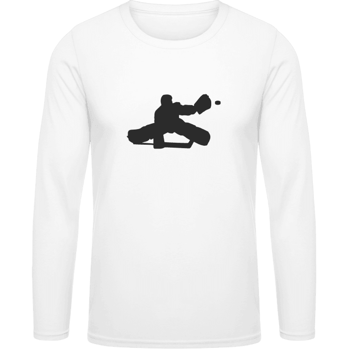 Ice Hockey Keeper T-shirt à manches longues contain pic