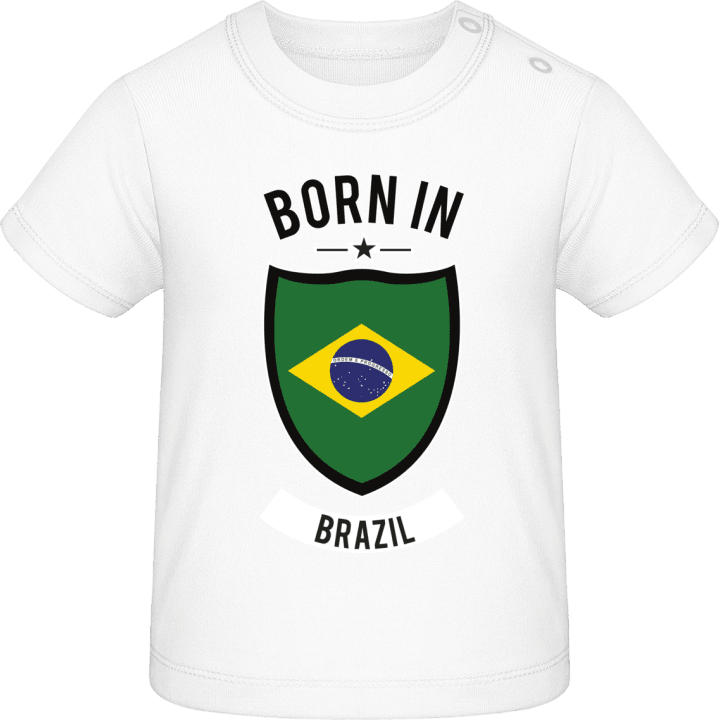 Born in Brazil Baby T-skjorte contain pic