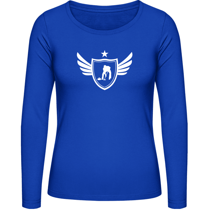 Curling Star Vrouwen Lange Mouw Shirt contain pic