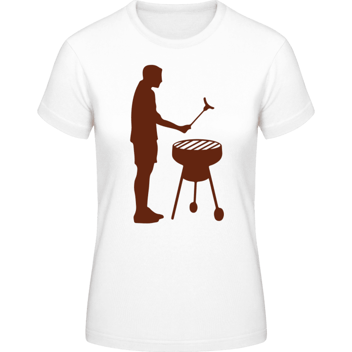 Griller Barbeque T-skjorte for kvinner contain pic