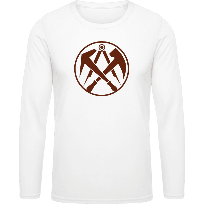 Roofing Logo Long Sleeve Shirt contain pic