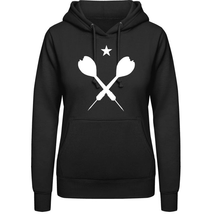 Crossed Darts Women Hoodie contain pic