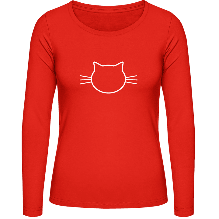 Kitty Silhouette Vrouwen Lange Mouw Shirt 0 image