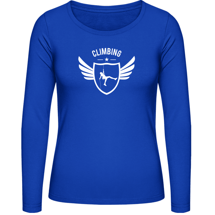 Climbing Winged Langermet skjorte for kvinner contain pic
