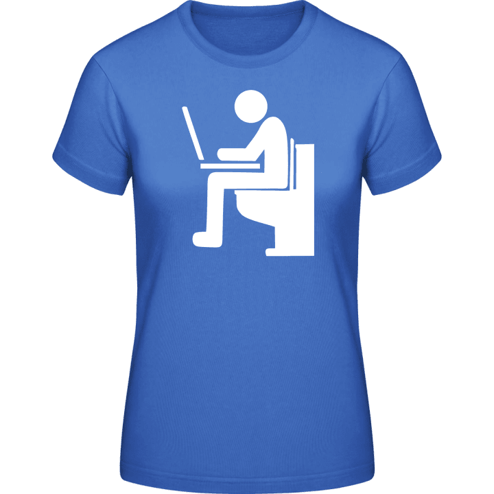 Toilet Worker T-skjorte for kvinner contain pic