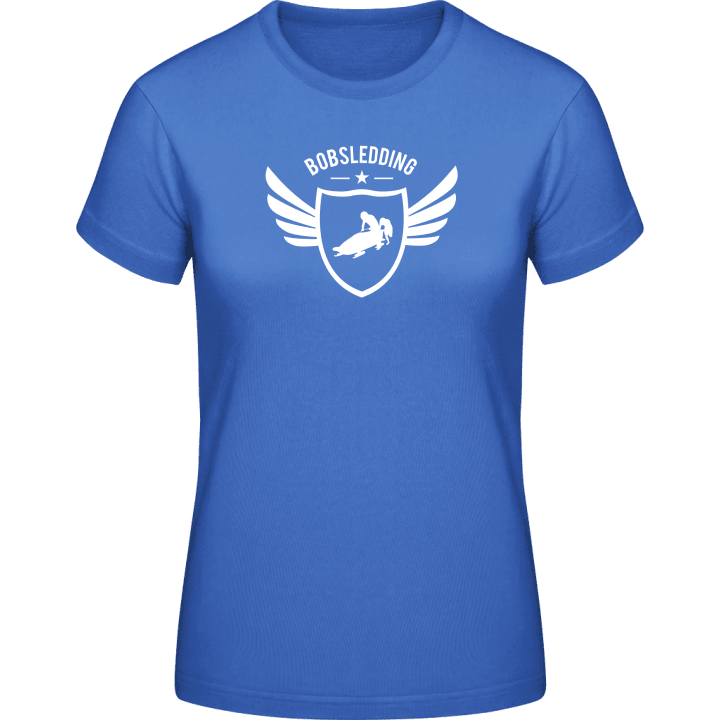 Bobsledding Winged Women T-Shirt contain pic