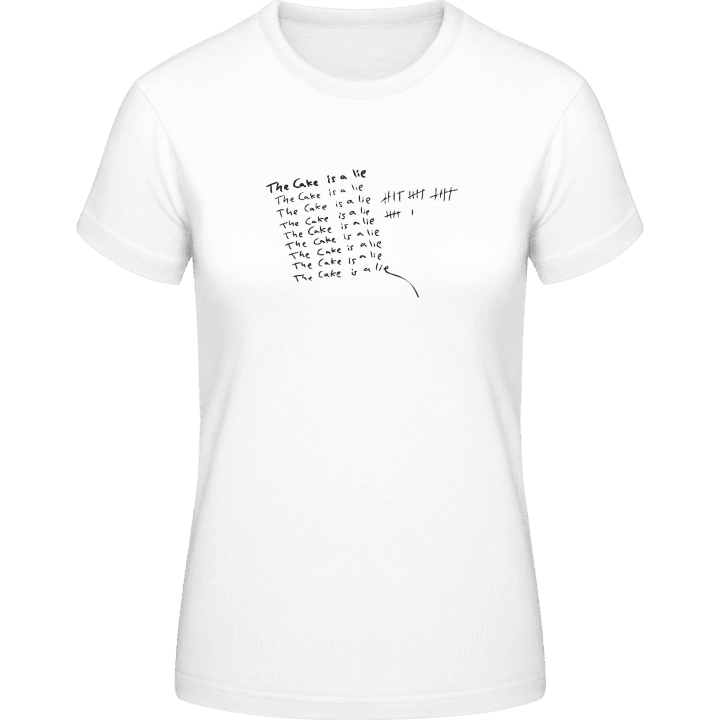 The Cake Is A Lie Vrouwen T-shirt 0 image