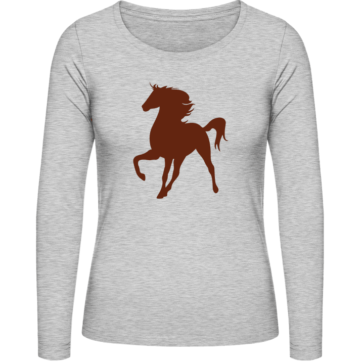 Horse Stallion Camicia donna a maniche lunghe 0 image