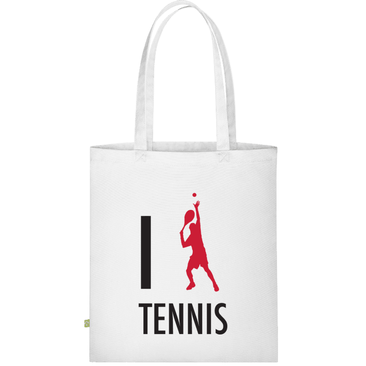 I Love Tennis Stofftasche contain pic