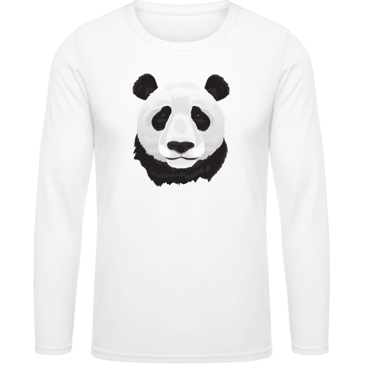 Panda Kopf Realistisch Langarmshirt 0 image