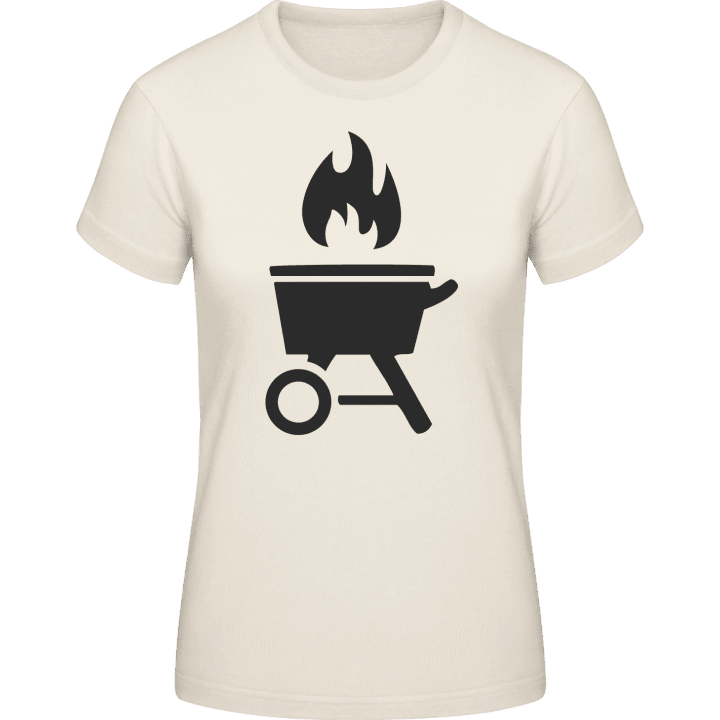 Grill BBQ T-skjorte for kvinner contain pic