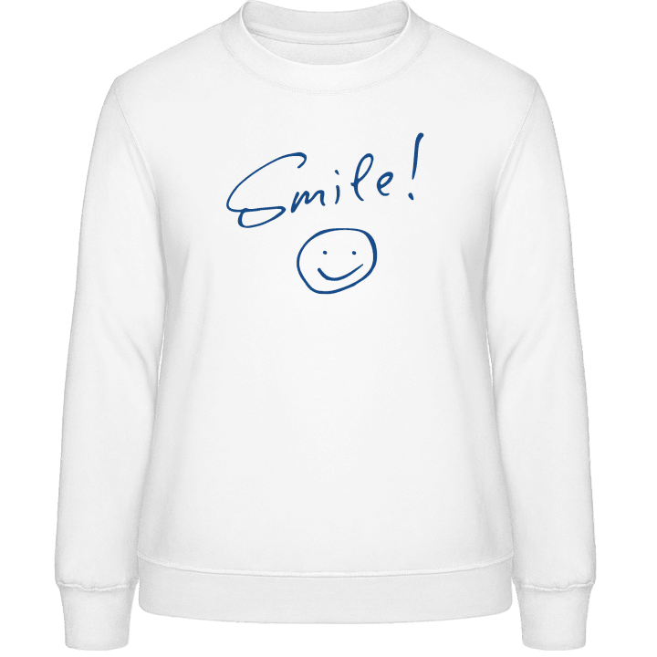 Smile Please Sweatshirt för kvinnor contain pic