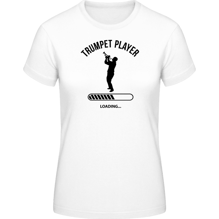 Trumpet Player Loading T-shirt för kvinnor contain pic