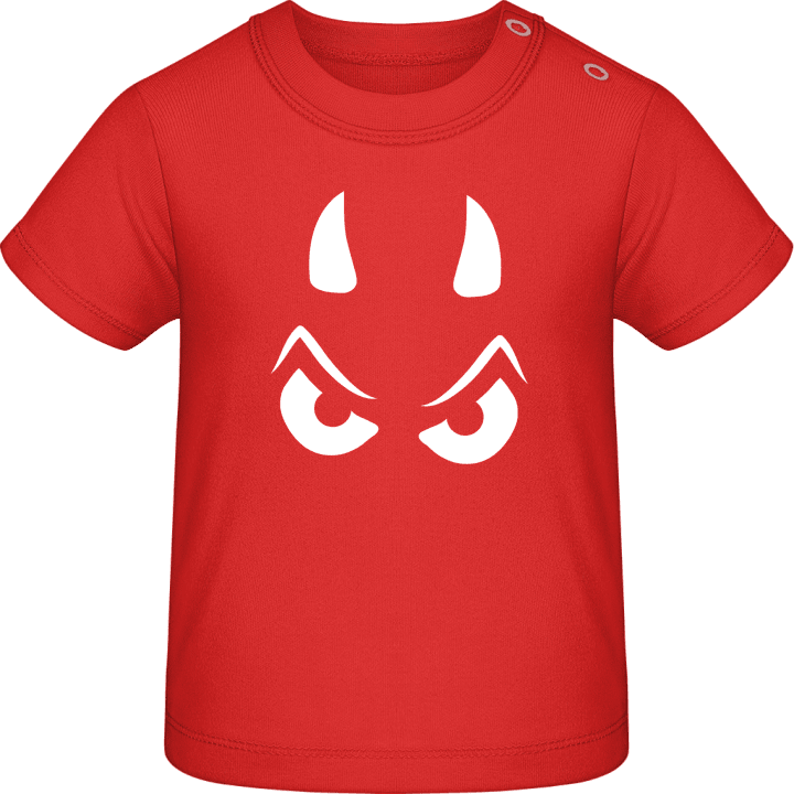 Little Devil Face T-shirt bébé contain pic