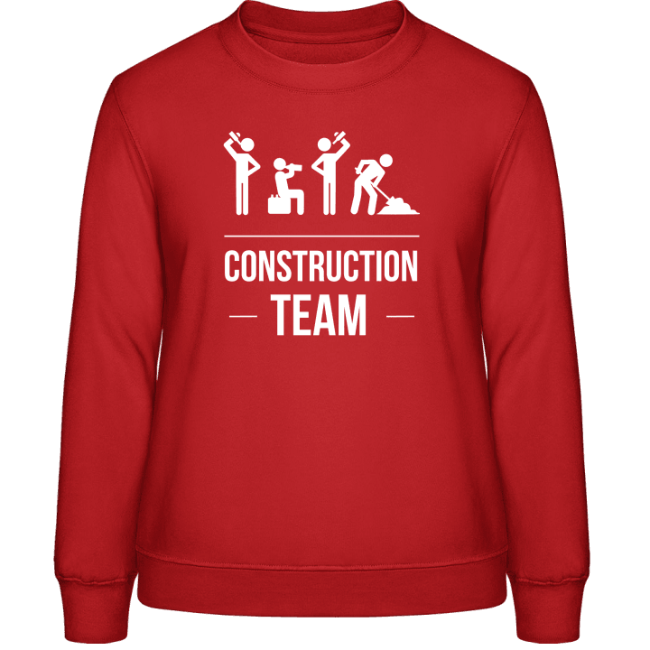 Construction Team Frauen Sweatshirt contain pic