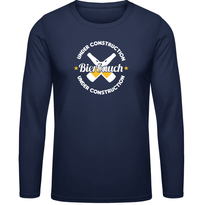 Bierbauch Under Construction Long Sleeve Shirt contain pic