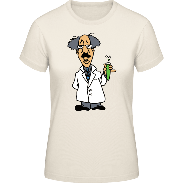 Crazy Scientist T-skjorte for kvinner contain pic