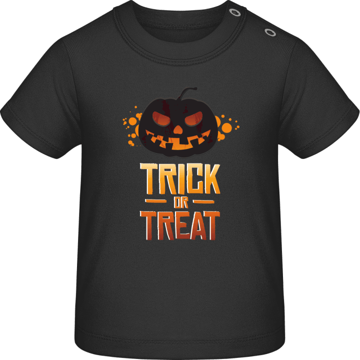 Black Pumpkin Trick Or Treat Baby T-Shirt 0 image
