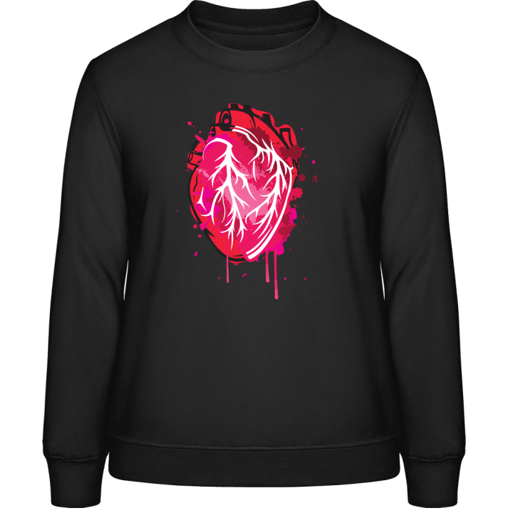 Heart Real Sweatshirt för kvinnor contain pic