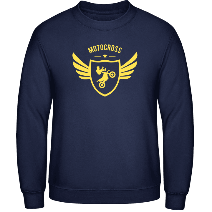 Motocross Winged Sweatshirt contain pic