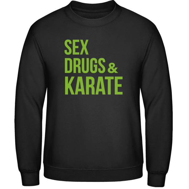Sex Drugs and Karate Sweatshirt contain pic