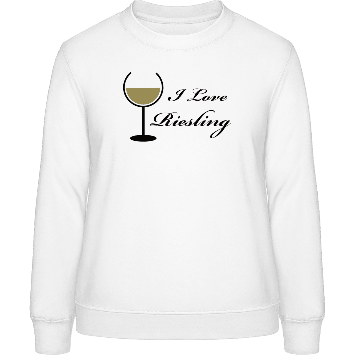 I Love Riesling Sweatshirt för kvinnor contain pic