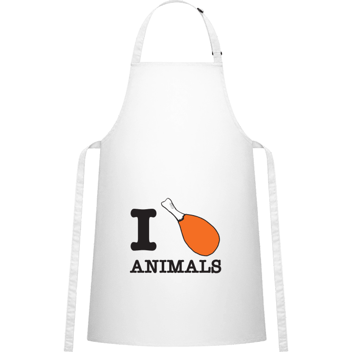 I Heart Animals Kitchen Apron contain pic