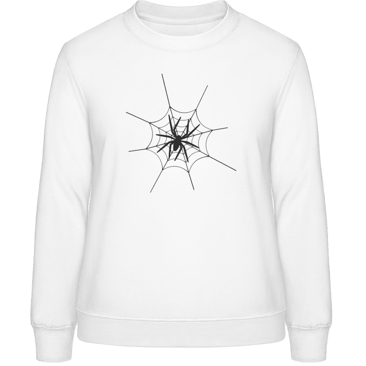 Spinnennetz mit Spinne Frauen Sweatshirt 0 image