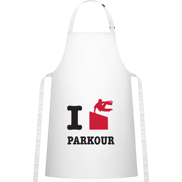 I Love Parkour Kitchen Apron contain pic
