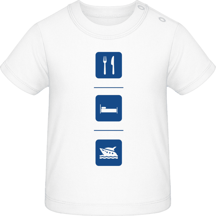Eat Sleep Ship T-shirt för bebisar contain pic
