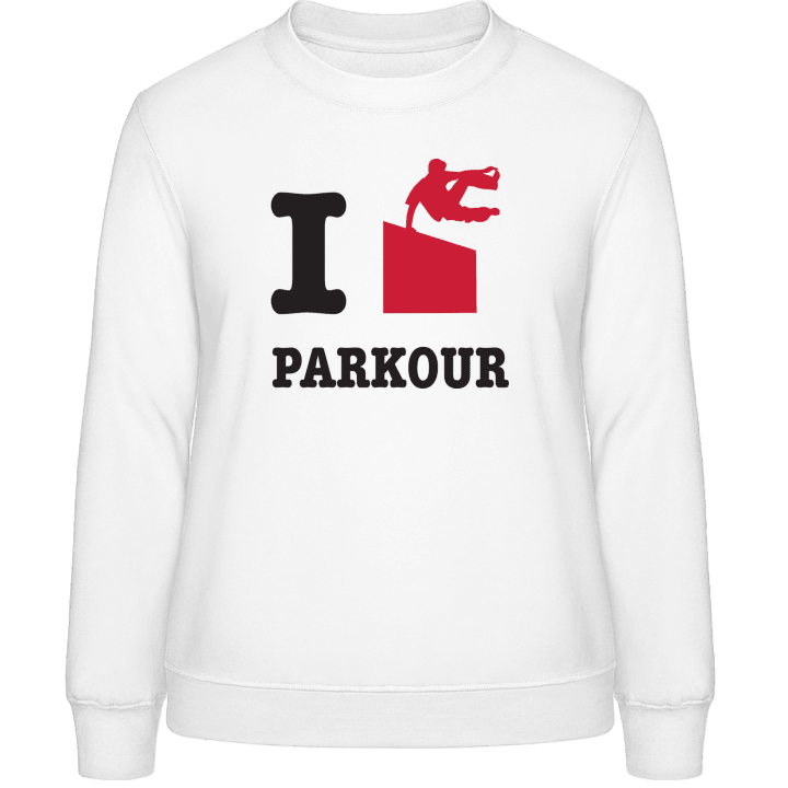I Love Parkour Women Sweatshirt contain pic