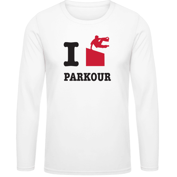 I Love Parkour Långärmad skjorta contain pic