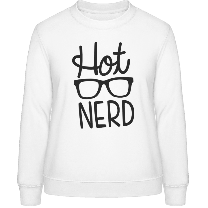 Hot Nerd Frauen Sweatshirt contain pic